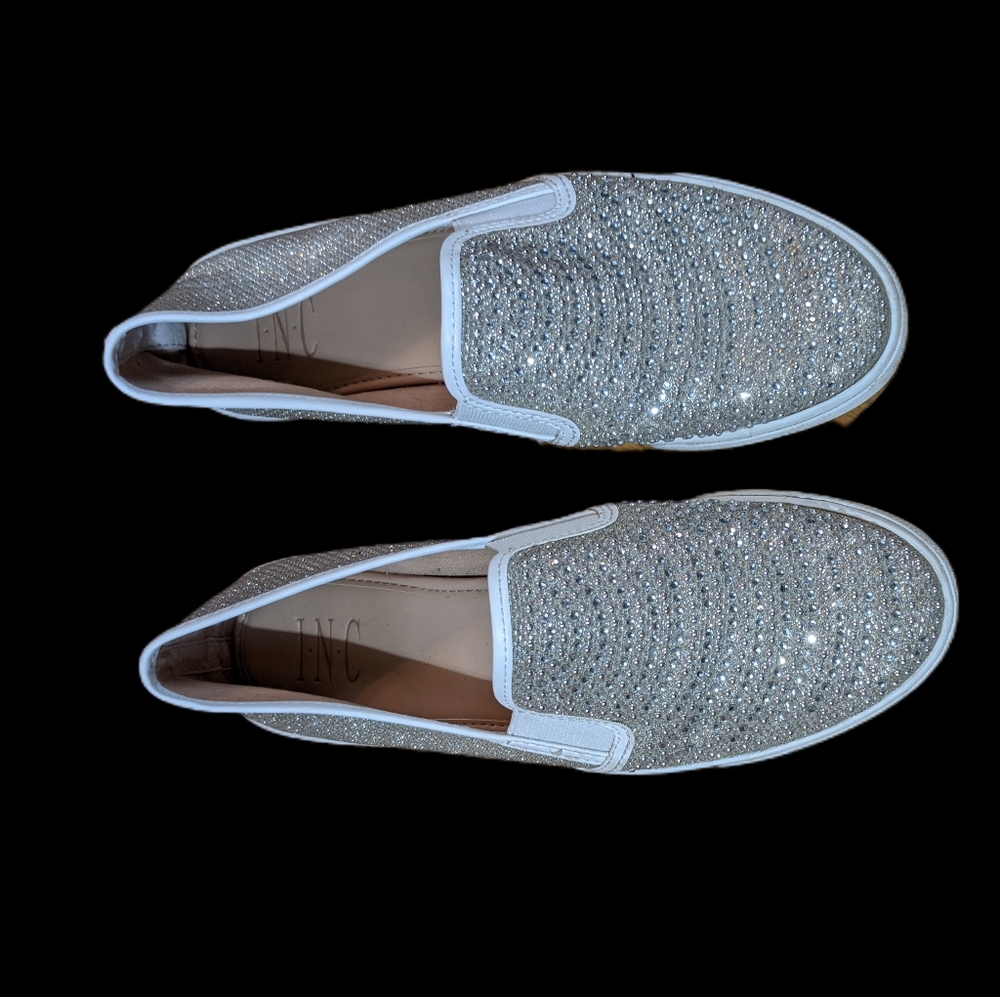 INC sparkle slip on sneaker size 7